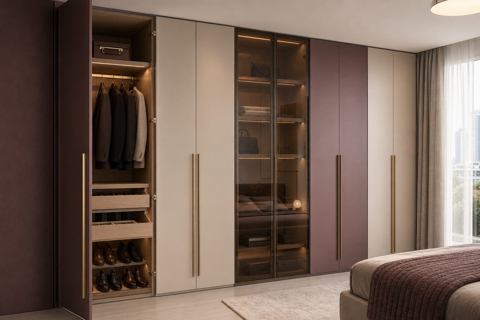 Bedroom wardrobe project